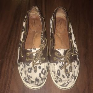 Coach Leopard Loafers